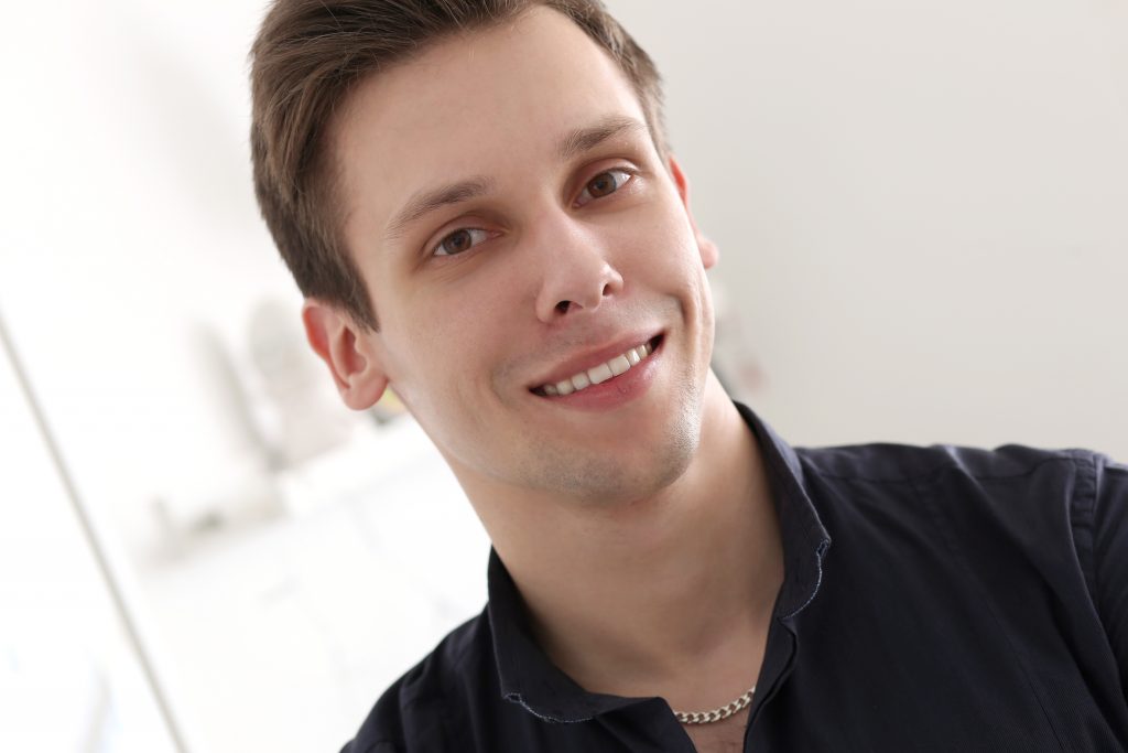 handsome man at home AL2MTYN